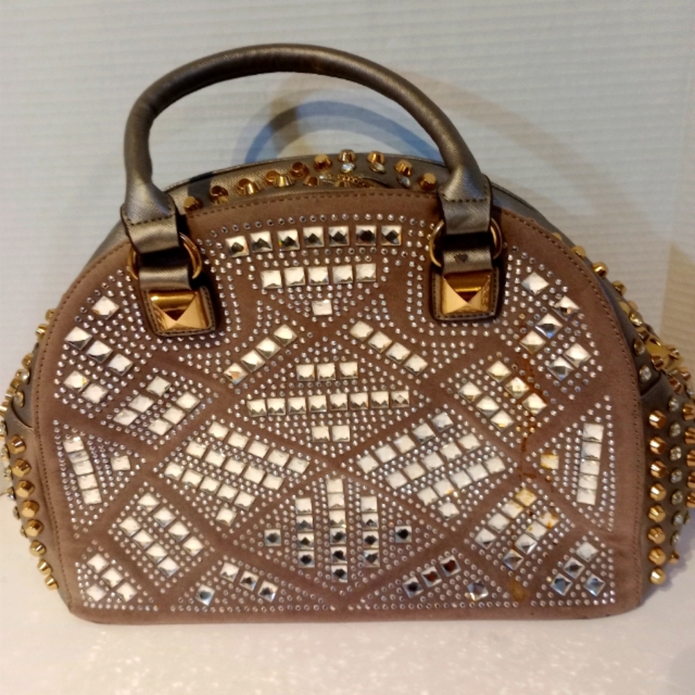 Beautiful Bedazzled Purse‎ Silver,Gold!